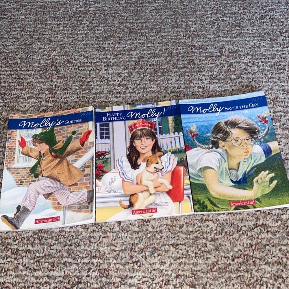 American Girl Molly Soft Back Books!
